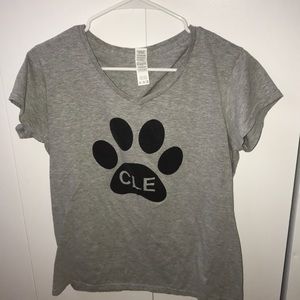 Paw print shirt